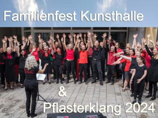 Auftritt beim Familienfest vor der Kunsthalle und beim Pflasterklang 2024